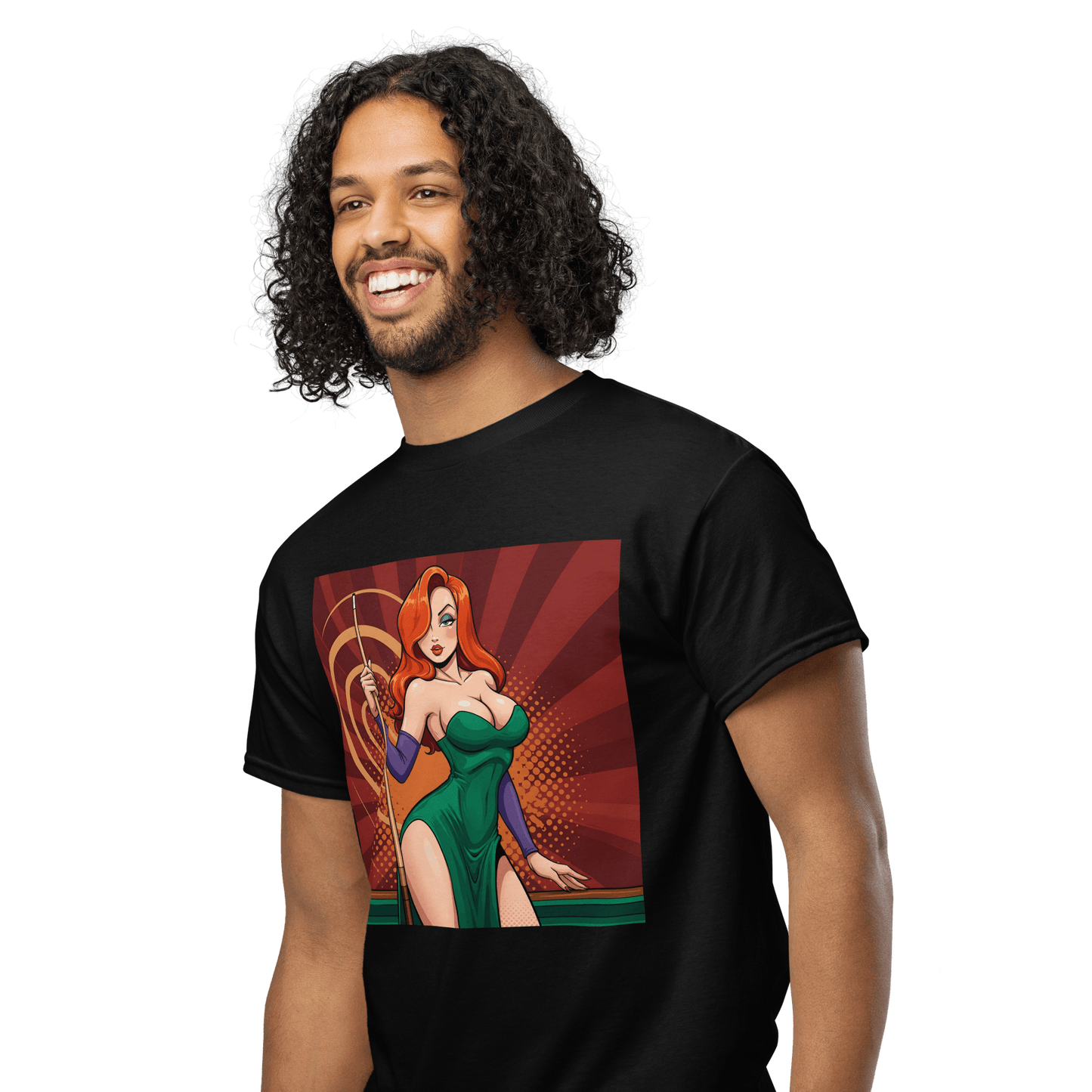 Pinup Girl #1 T-Shirt - Men's - Black - Front