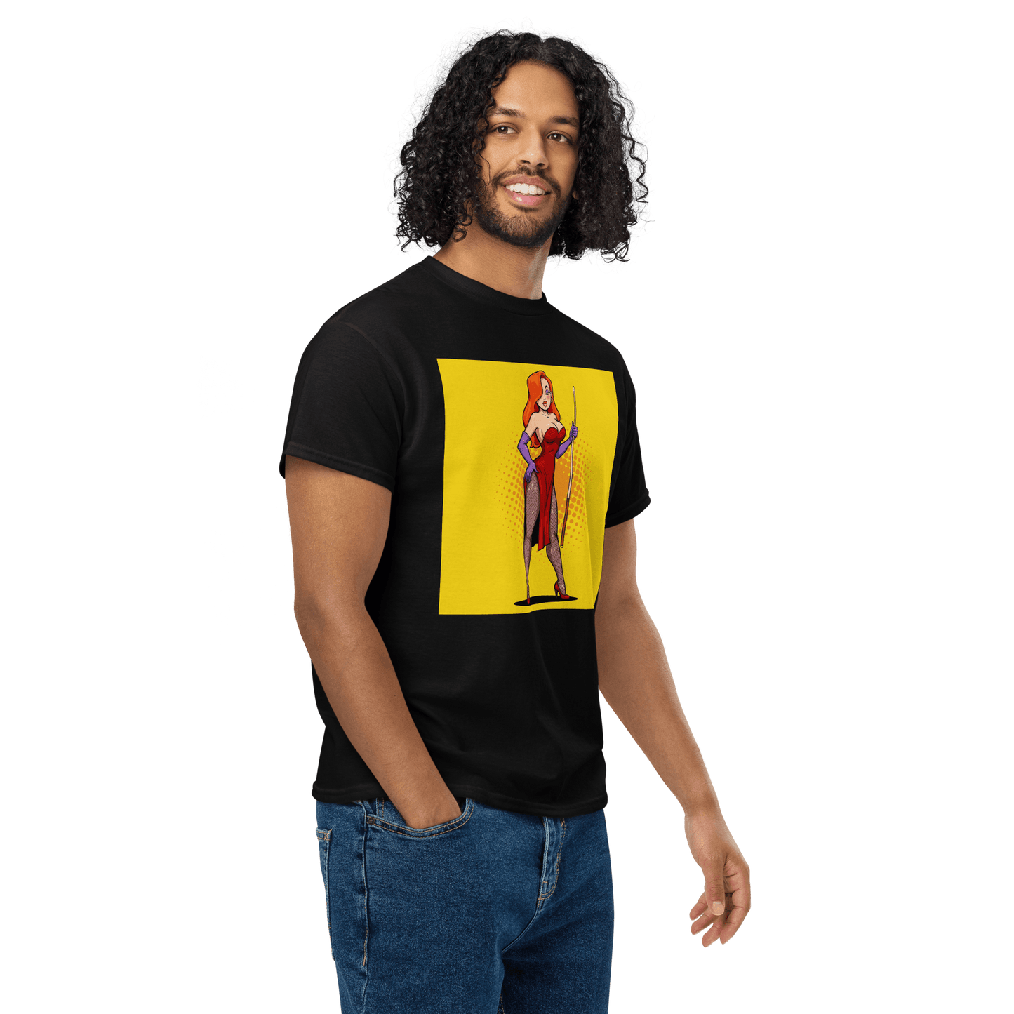 Pinup Girl #12 T-Shirt - Men's - Black - Front