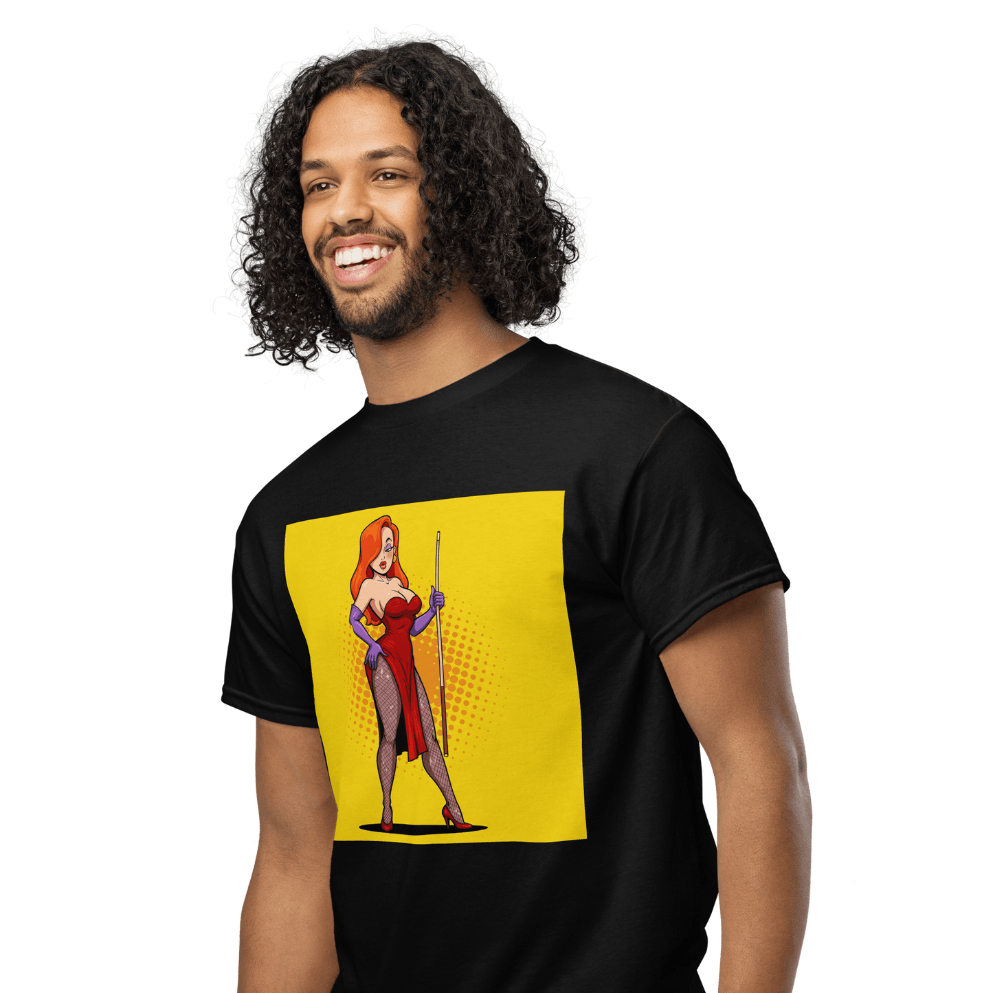 Pinup Girl #12 T-Shirt - Men's - Black - Front