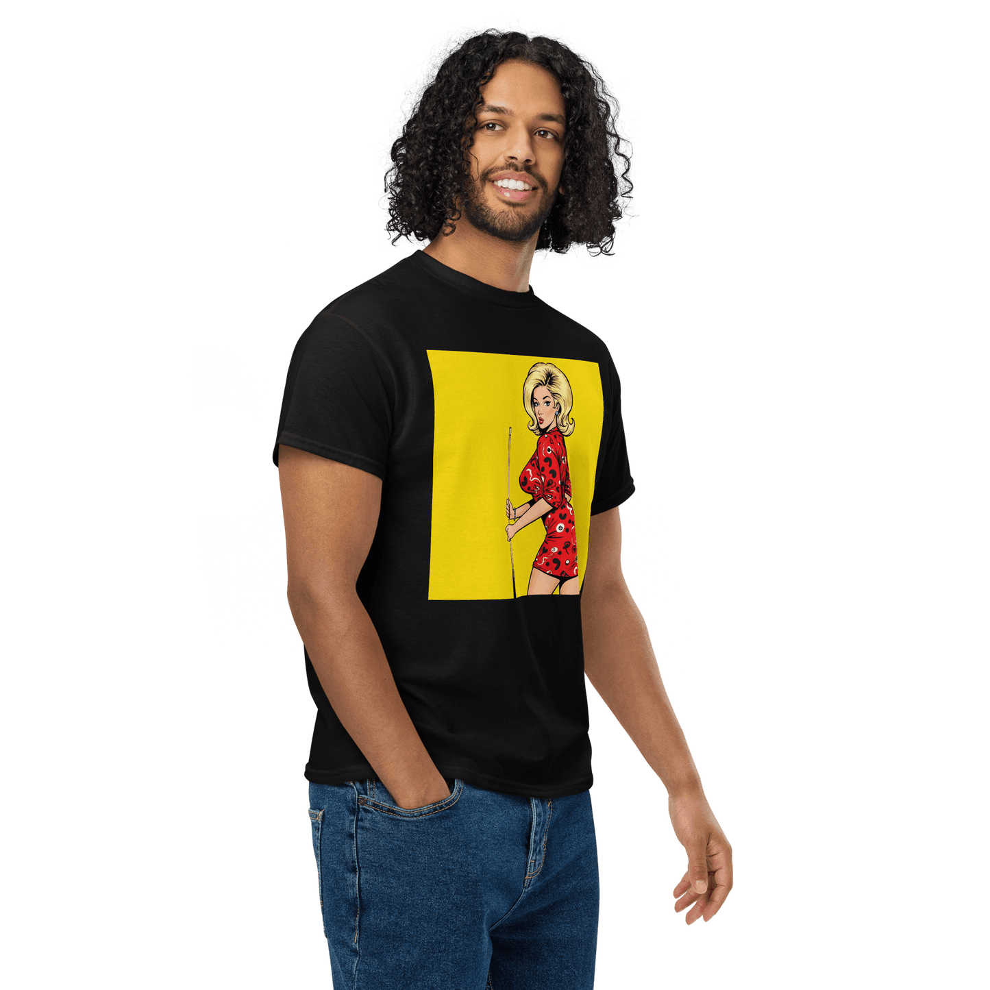 Pinup Girl #14 T-Shirt - Men's - Black - Front