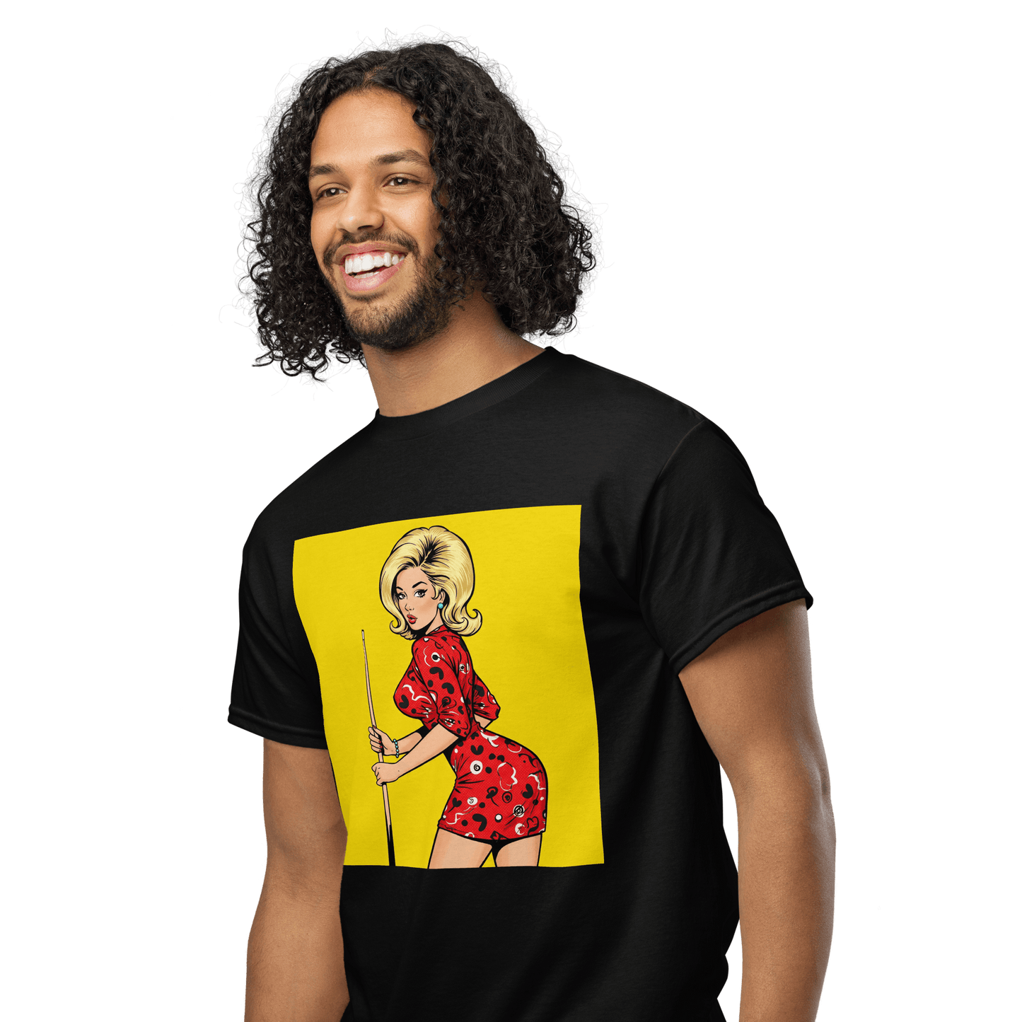 Pinup Girl #14 T-Shirt - Men's - Black - Front