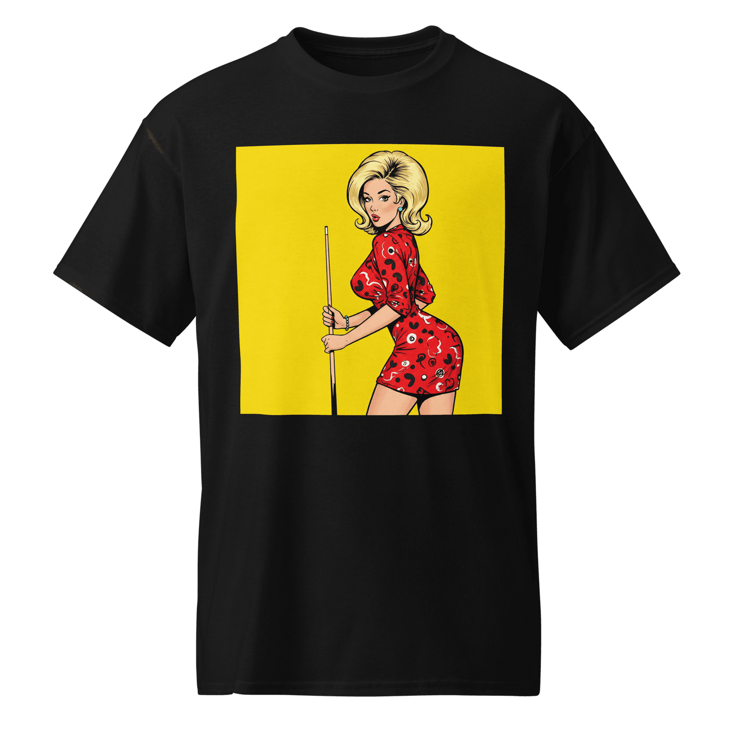 Pinup Girl #14 T-Shirt - Men's - Black - Front