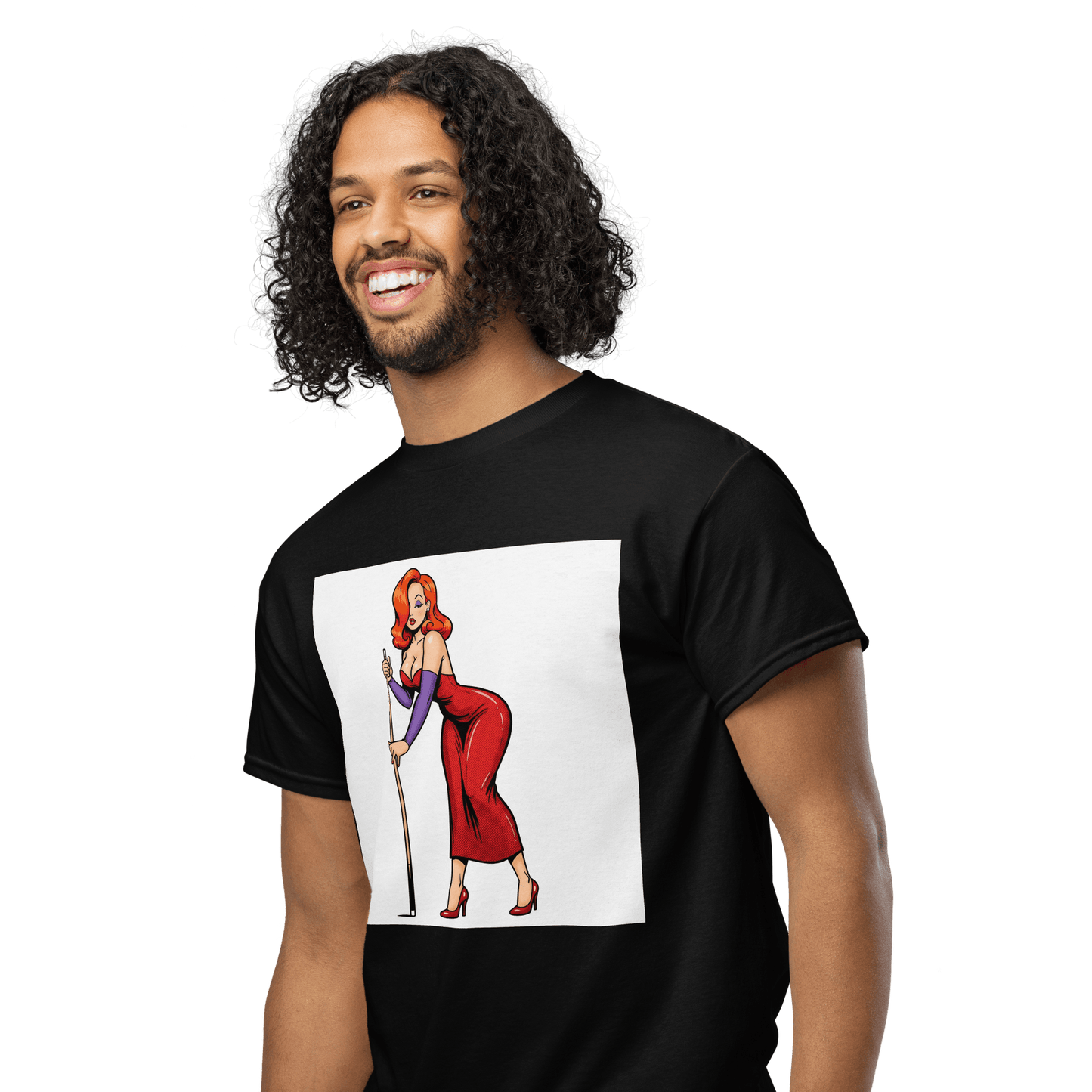Pinup Girl #15 T-Shirt - Men's - Black - Front