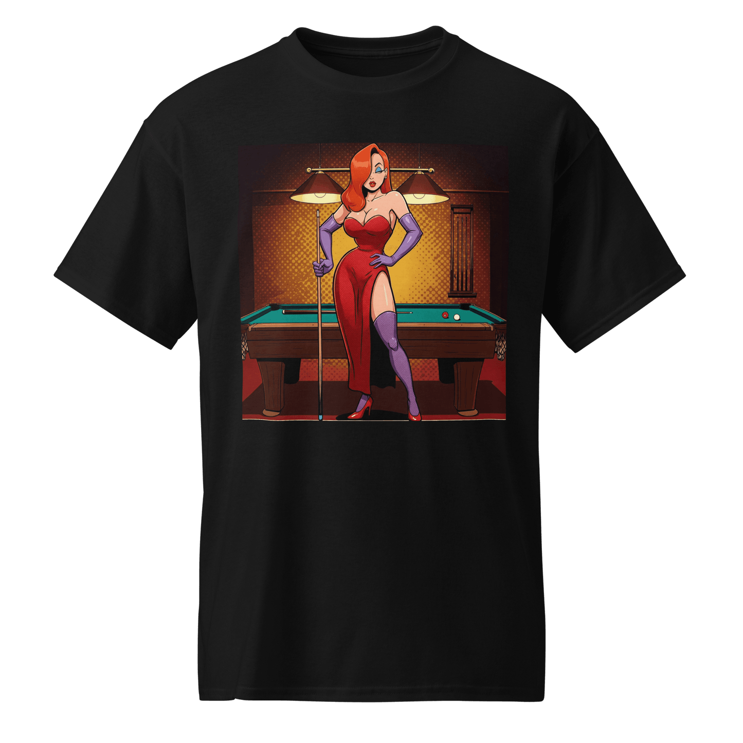 Pinup Girl #16 T-Shirt - Men's - Black - Front