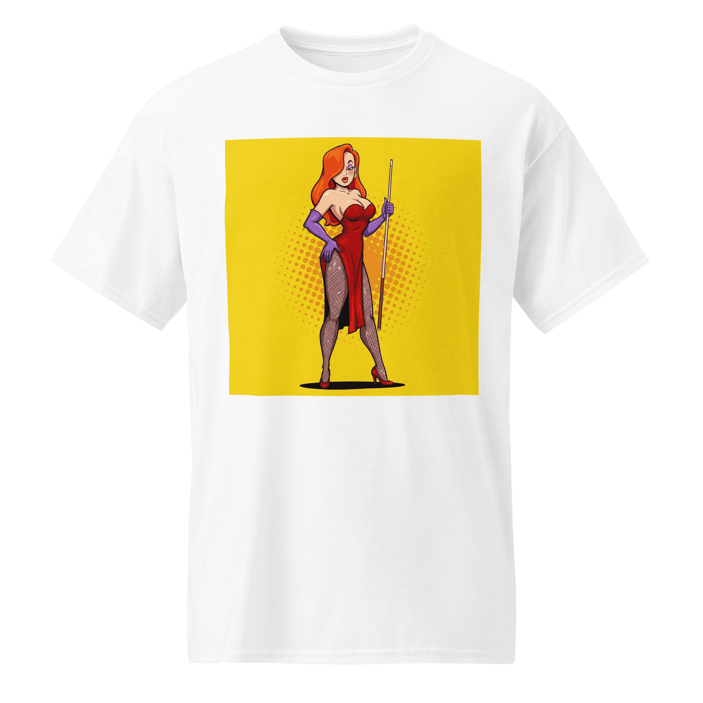 Pinup Girl #12 T-Shirt - Men's - White - Front