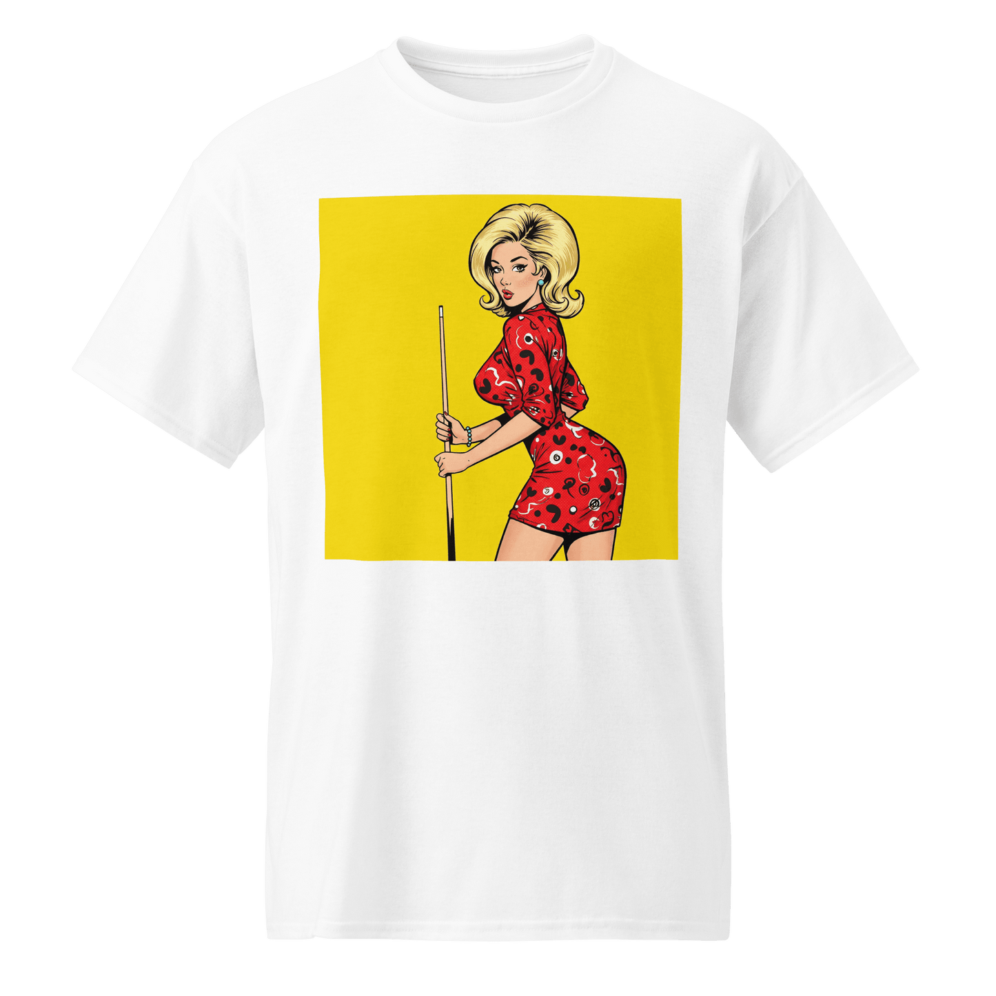 Pinup Girl #14 T-Shirt - Men's - White - Front