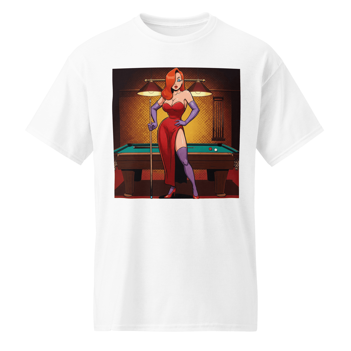 Pinup Girl #16 T-Shirt - Men's - White - Front