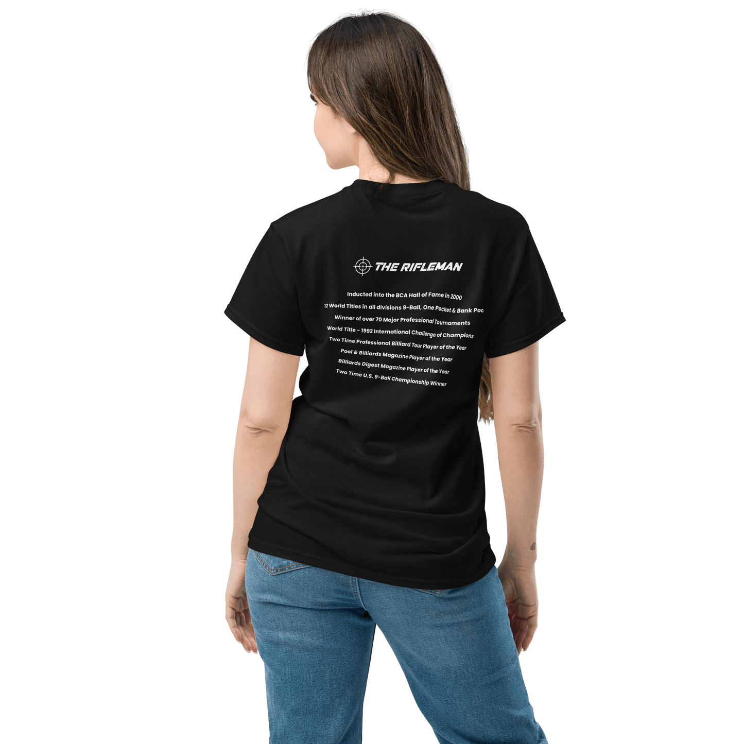Buddy "The Rifleman" Hall Signature T-Shirt - Women's - Black