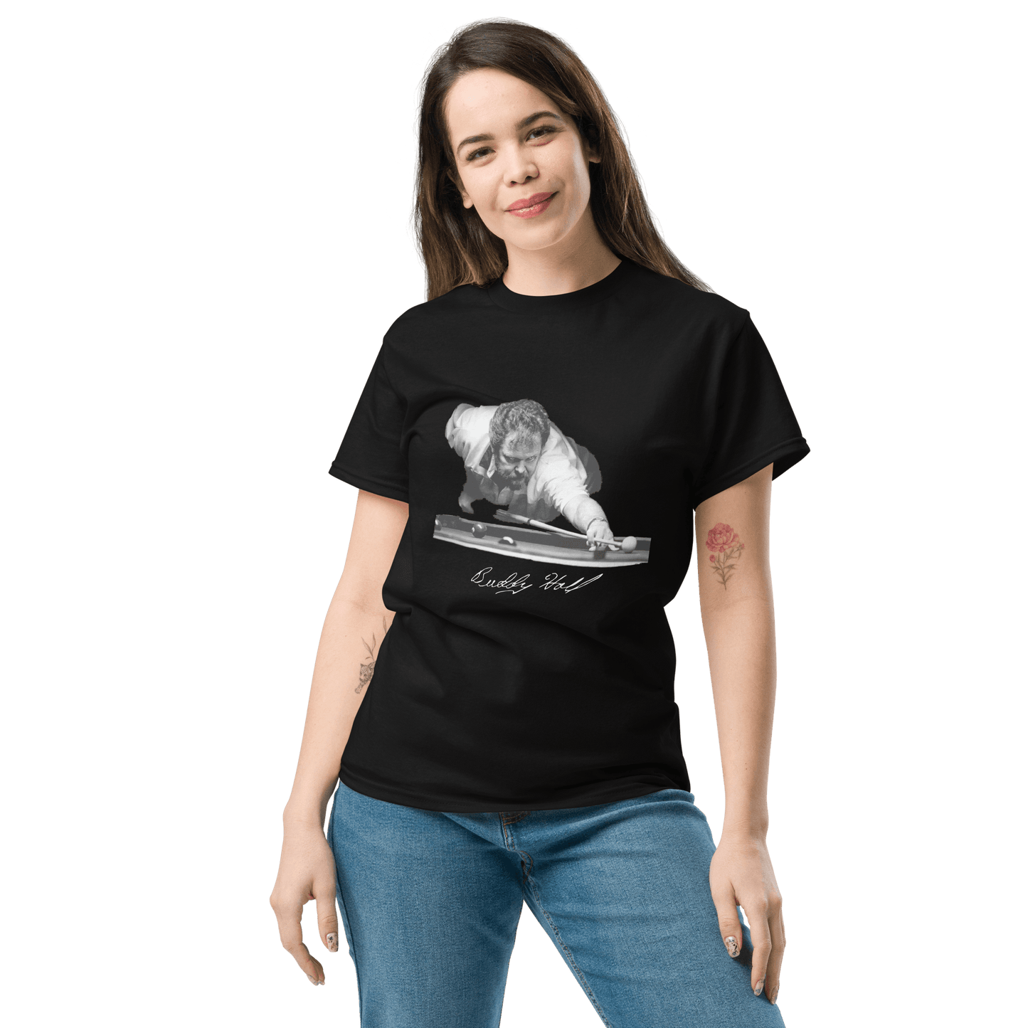 Buddy "The Rifleman" Hall Signature T-Shirt - Women's - Black