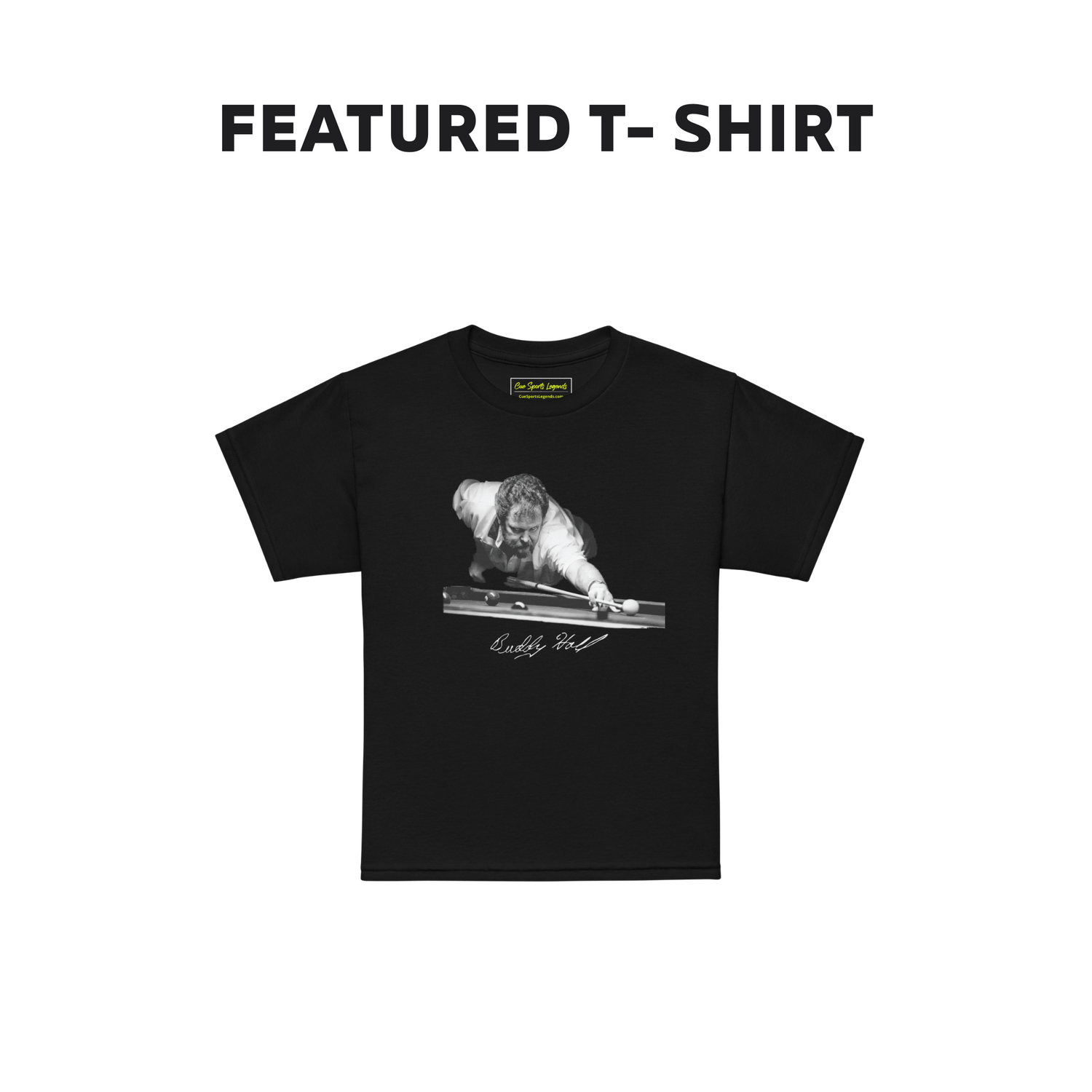 Youth Featured T-Shirt: Buddy "The Rifleman" Hall Signature T-Shirt - Youth