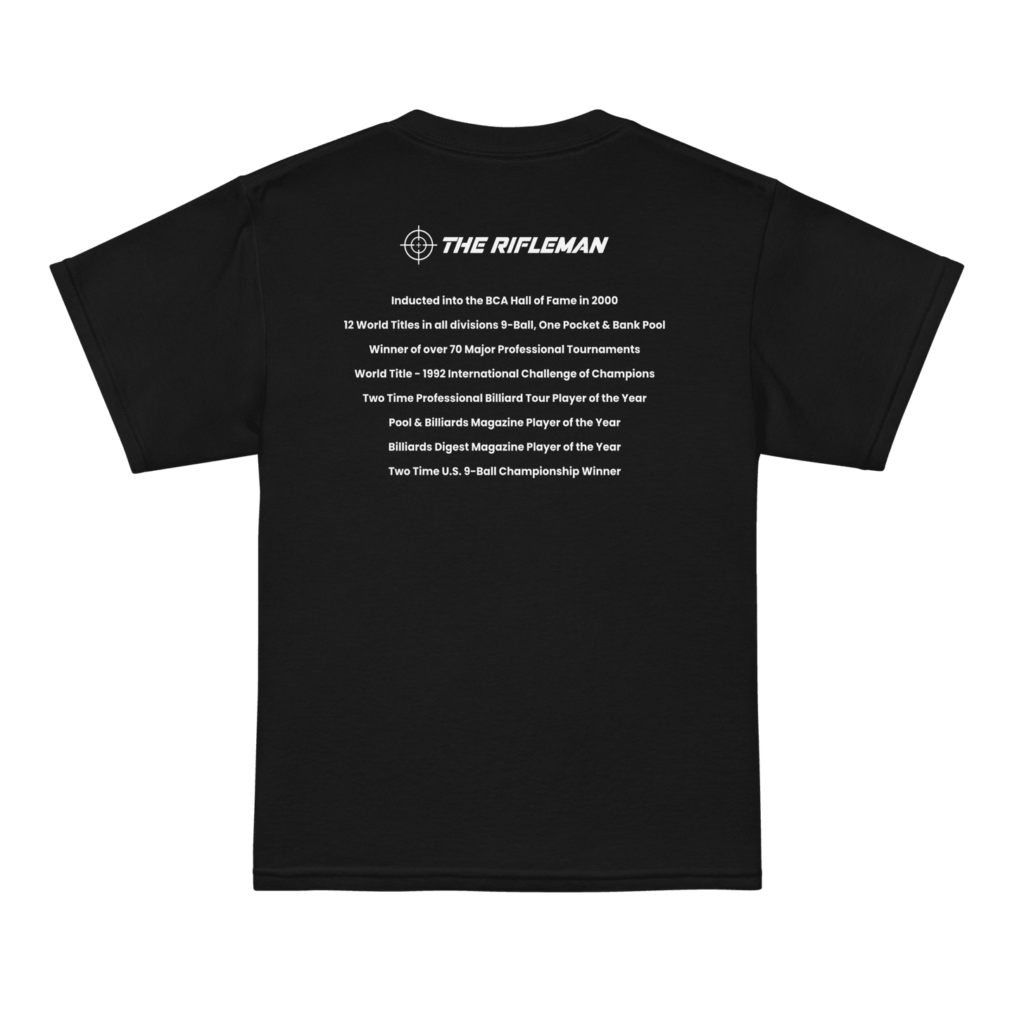 Buddy "The Rifleman" Hall Signature T-Shirt - Youth - Black - Back