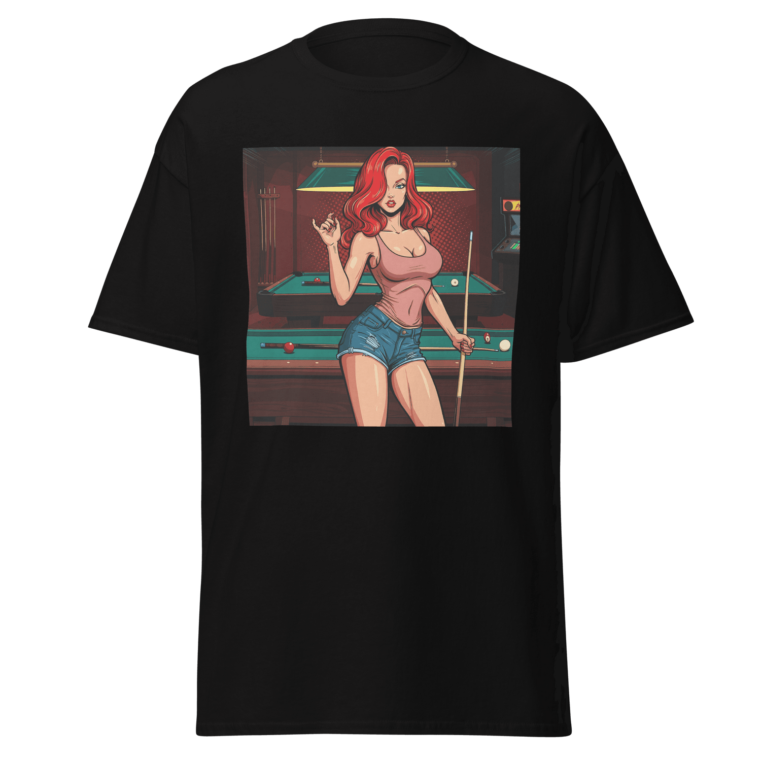 Women's "Pinup Girl" T-Shirts - Cue Sports Legends