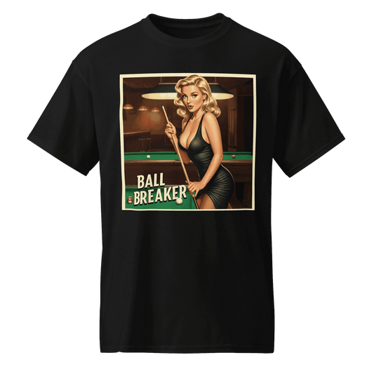 "Ball Breaker" #1 T-Shirt - Men's - Black - Front