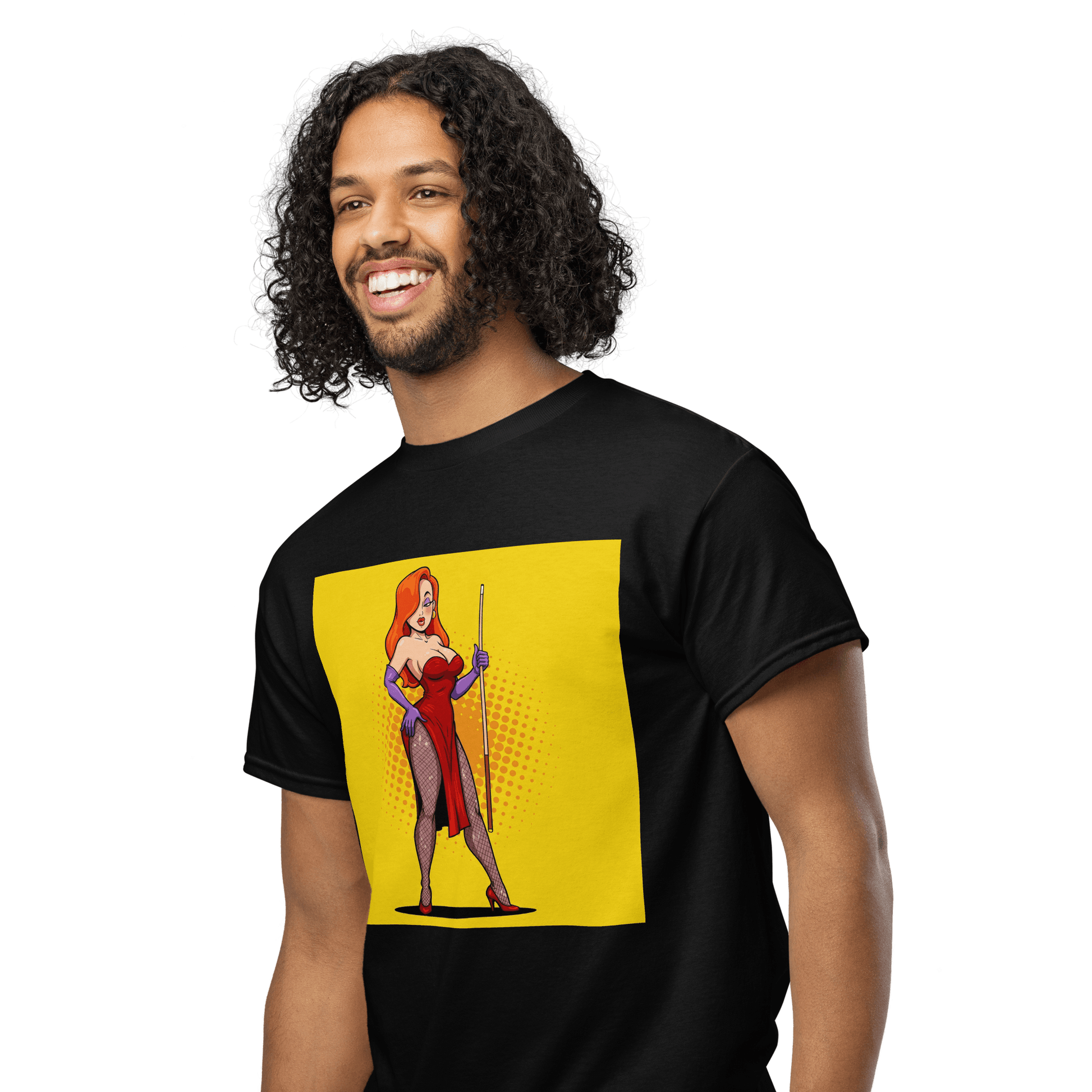 Pinup Girl #12 T-Shirt - Men's - Black - Front
