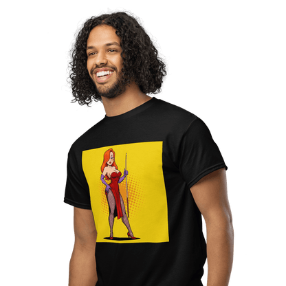 Pinup Girl #12 T-Shirt - Men's - Black - Front