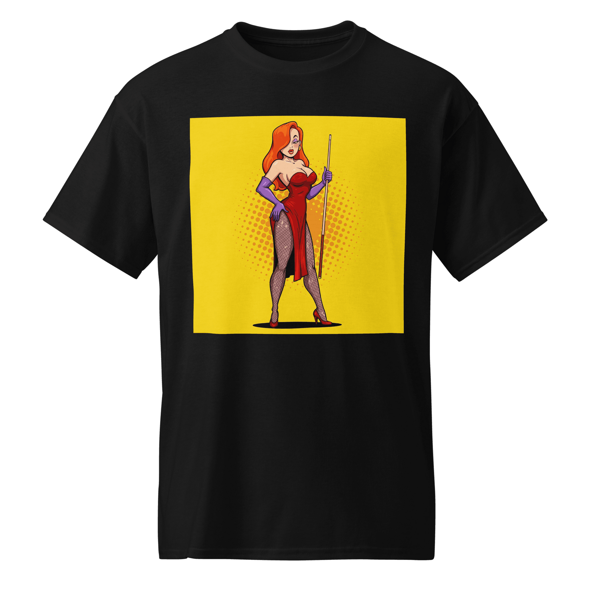 Pinup Girl #12 T-Shirt - Men's - Black - Front