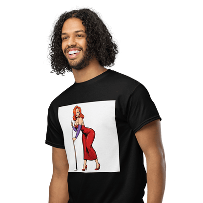 Pinup Girl #15 T-Shirt - Men's - Black - Front