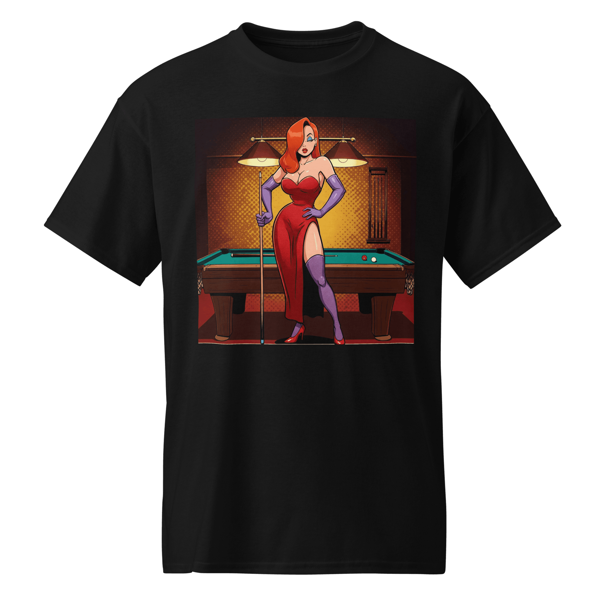 Pinup Girl #16 T-Shirt - Men's - Black - Front