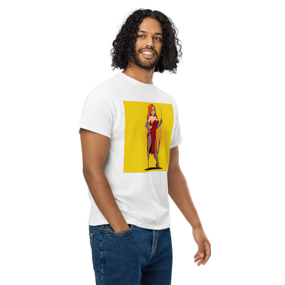Pinup Girl #12 T-Shirt - Men's - White - Front