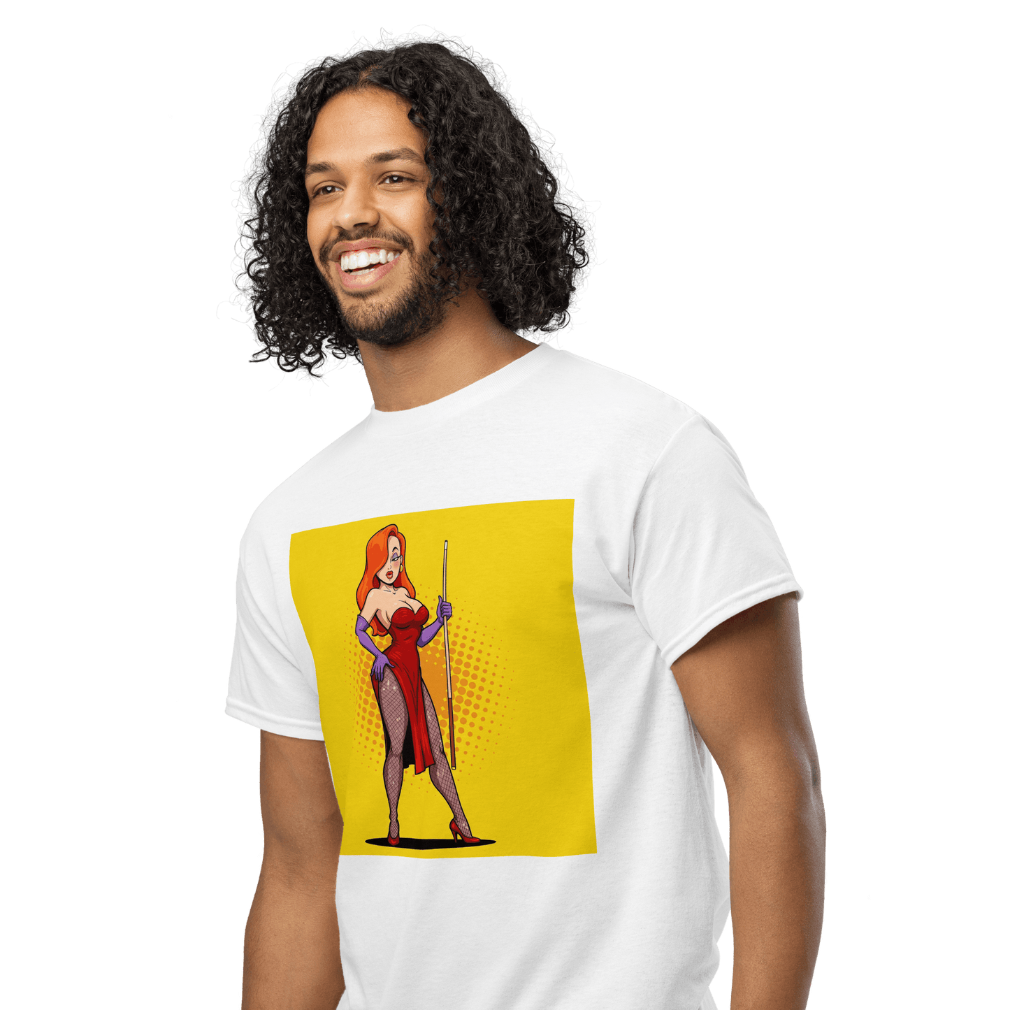 Pinup Girl #12 T-Shirt - Men's - White - Front