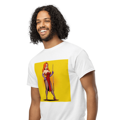 Pinup Girl #12 T-Shirt - Men's - White - Front