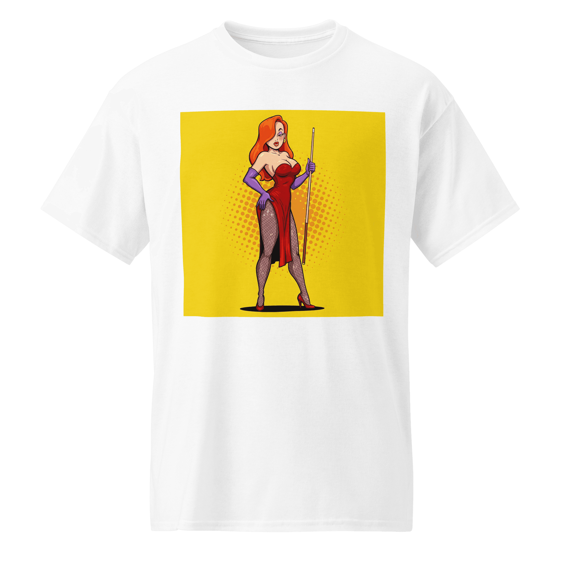 Pinup Girl #12 T-Shirt - Men's - White - Front