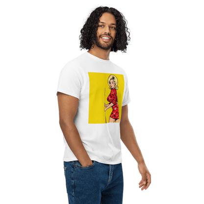 Pinup Girl #14 T-Shirt - Men's - White - Front