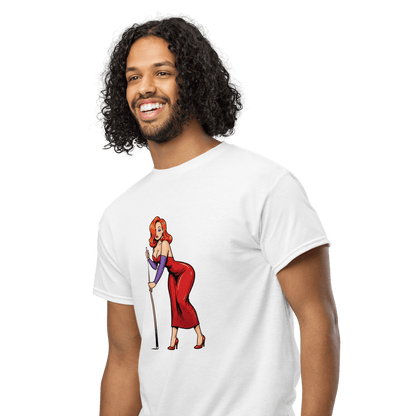 Pinup Girl #15 T-Shirt - Men's - White - Front