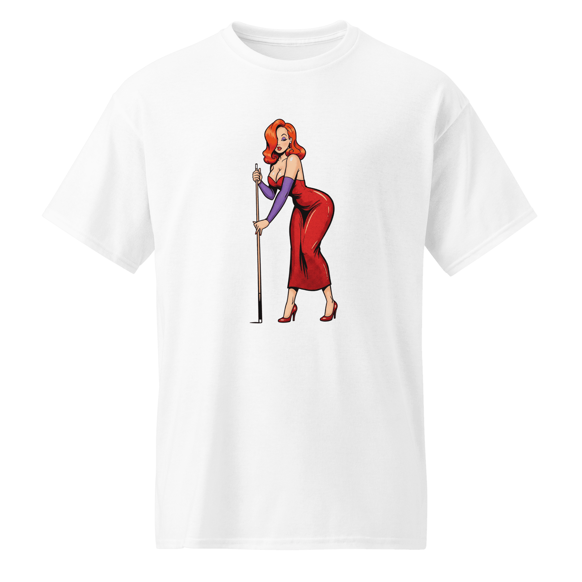 Pinup Girl #15 T-Shirt - Men's - White - Front