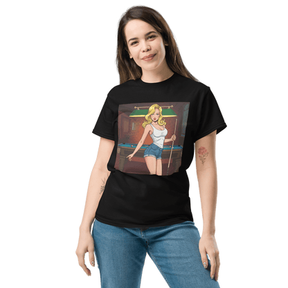 Pinup Girl #5 T-Shirt - Women's - Black - Front