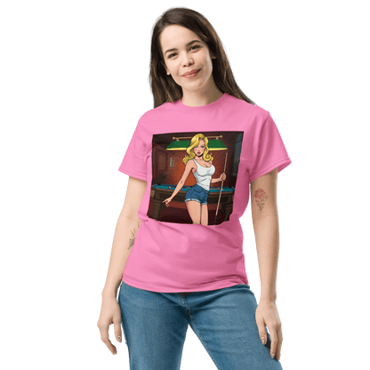 Pinup Girl #5 T-Shirt - Women's - Pink - Front