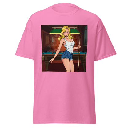 Pinup Girl #5 T-Shirt - Women's - Pink - Front