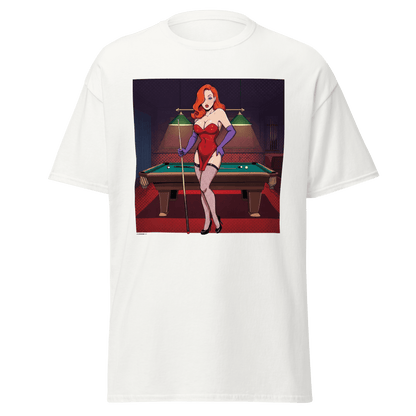 Pinup Girl #7 T-Shirt - Women's - White - Front