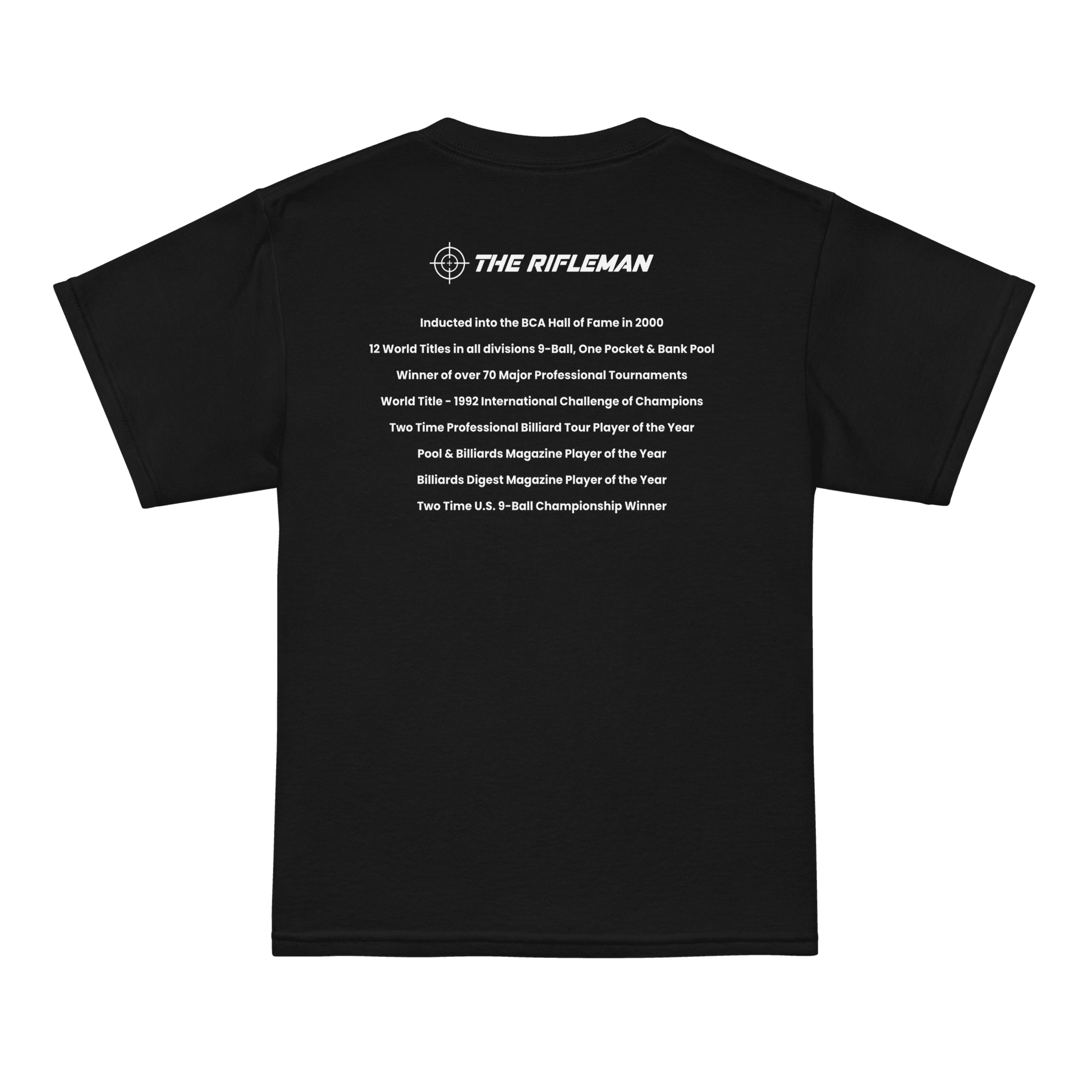 Buddy "The Rifleman" Hall Signature T-Shirt - Youth - Black - Back