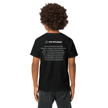 Buddy "The Rifleman" Hall Signature T-Shirt - Youth - Black - Back